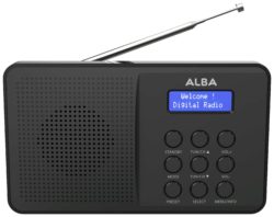 Alba - DAB/FM Radio - Black
